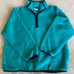 Teal Fleece Pullover NEW!